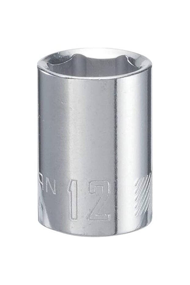 CRAFTSMAN Shallow Socket, Metric, 3/8-Inch Drive, 12mm, 6-Point (CMMT43544)
