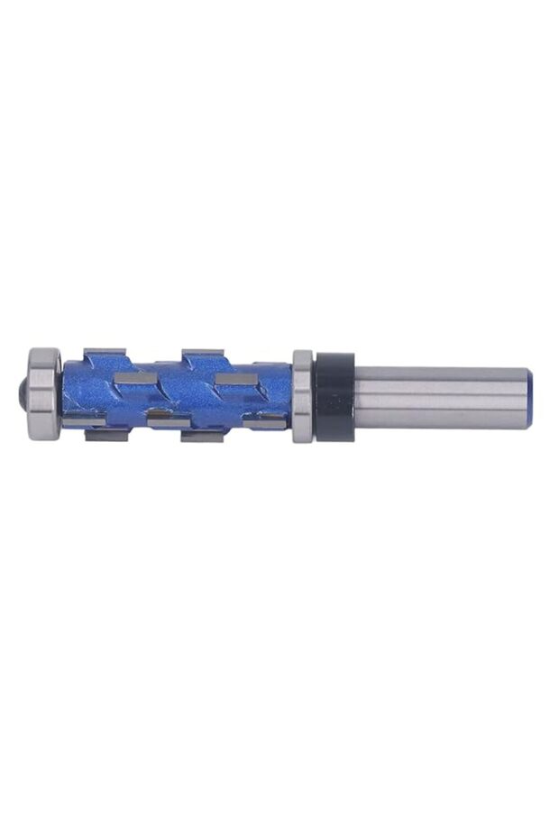 Fafeicy Spiral Flush Trim Router Bit, Cemented Carbide with Dual Bearings, Efficient Cutting Tool f