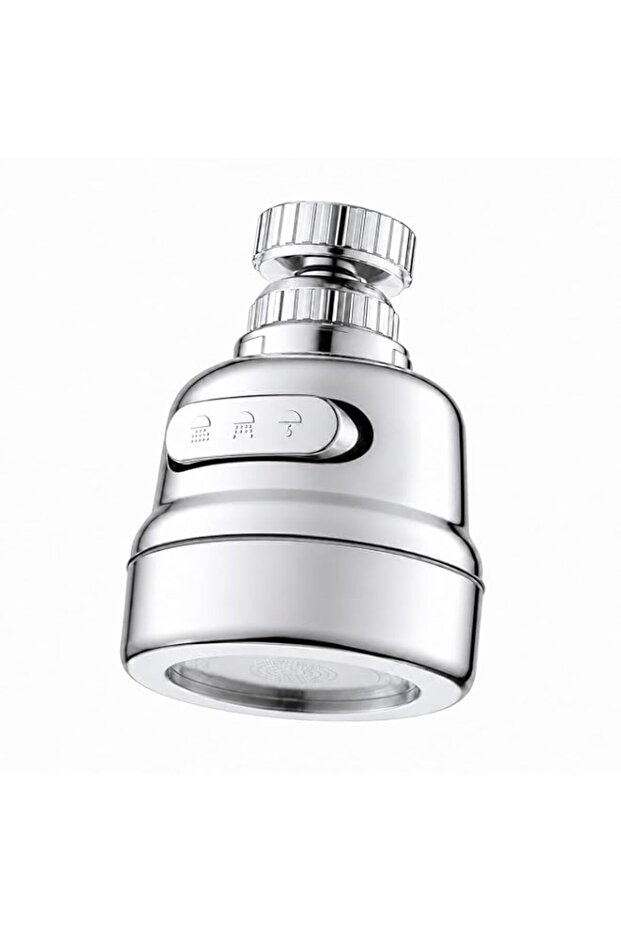Movable Kitchen Sink Aerator 2 Pack - 360° Rotatable Faucet Sprayer Head Replacement for Bathroom,