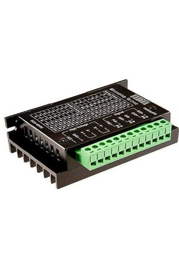 TB6600 Stepper Motor Driver Controller, DC 9-40V, Digital Display, Heat Sink