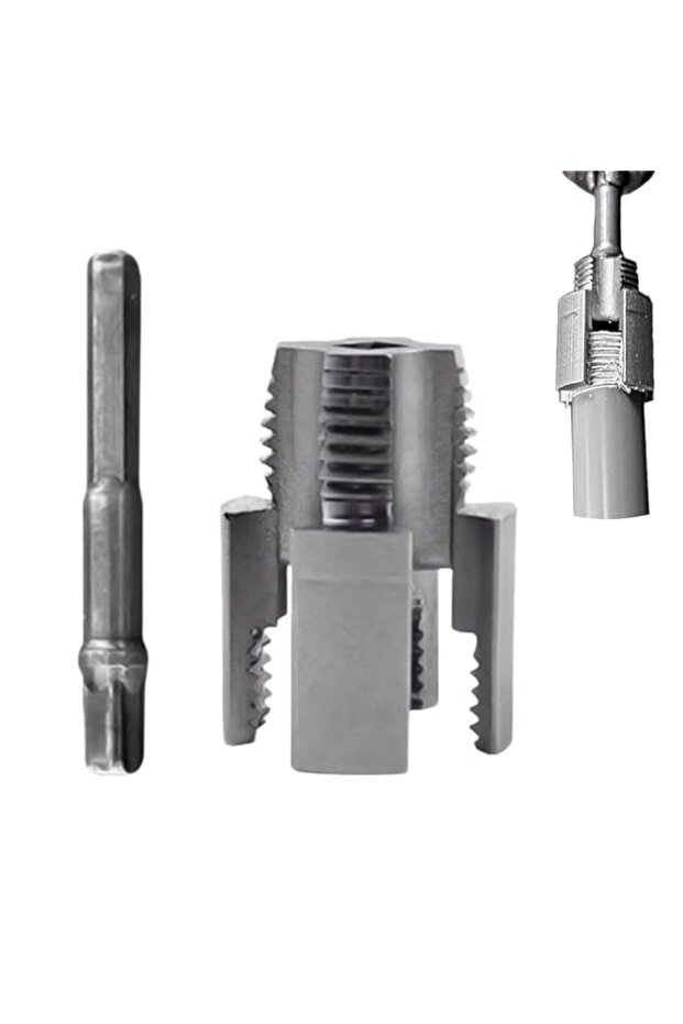 HASTHIP® 1/2" Pipe Threading Die Head for Electric Drill, 2 in 1 Integrated Internal & External Pip