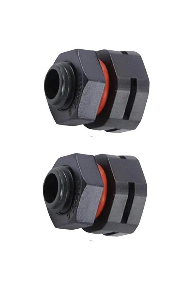 2-Pack IP68 Industrial Breather Vent - M12x1.5 Pressure Equalization Valve, Dual-Port Moisture Cont