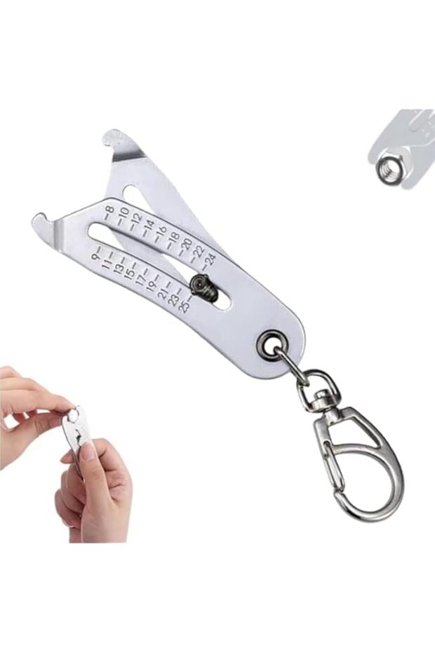 1Pcs Bolt Head Hinges,Granite Slab Lifting Tool,Portable Precise Thread Size Checker, Quick Hand Me