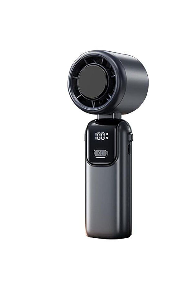 Uoexziyi Handheld Portable Turbo Fan,180° Foldable 6-Speed(1-100) Mini Handheld Fan with Cooling Pl