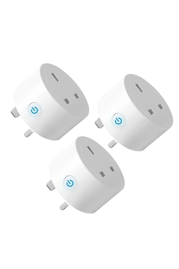 WiFi Smart Plug,Eli-time 16A WLAN Smart Socket with Energy Monitoring,3 Pack 2.4GHz WiFi Outlet wit