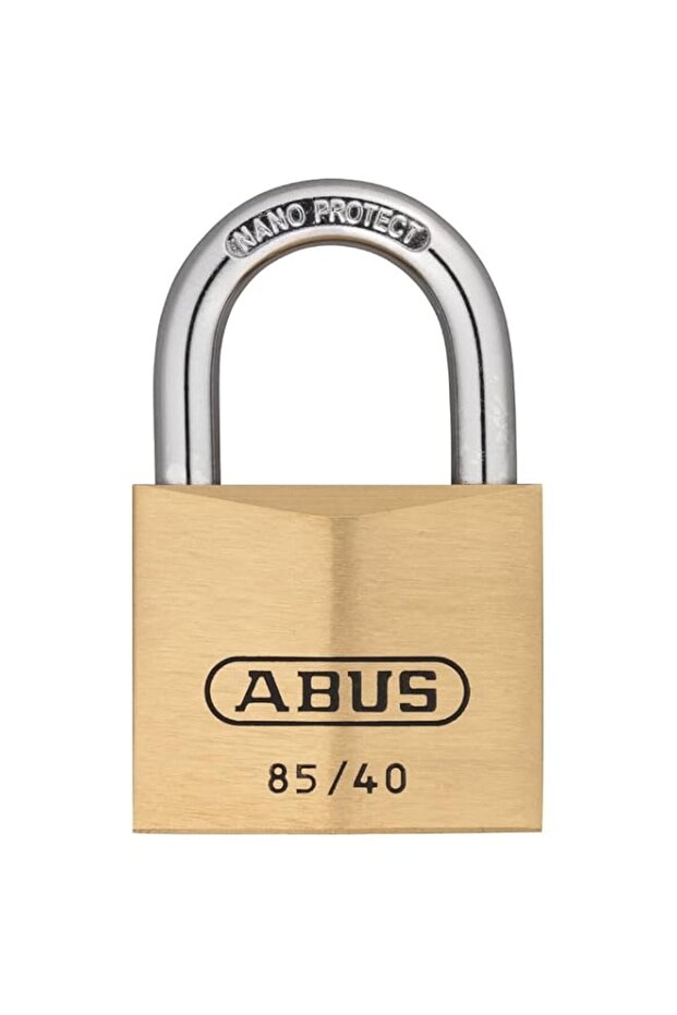 ABUS 48036 Brass Padlock 85IB/40 mm INOX
