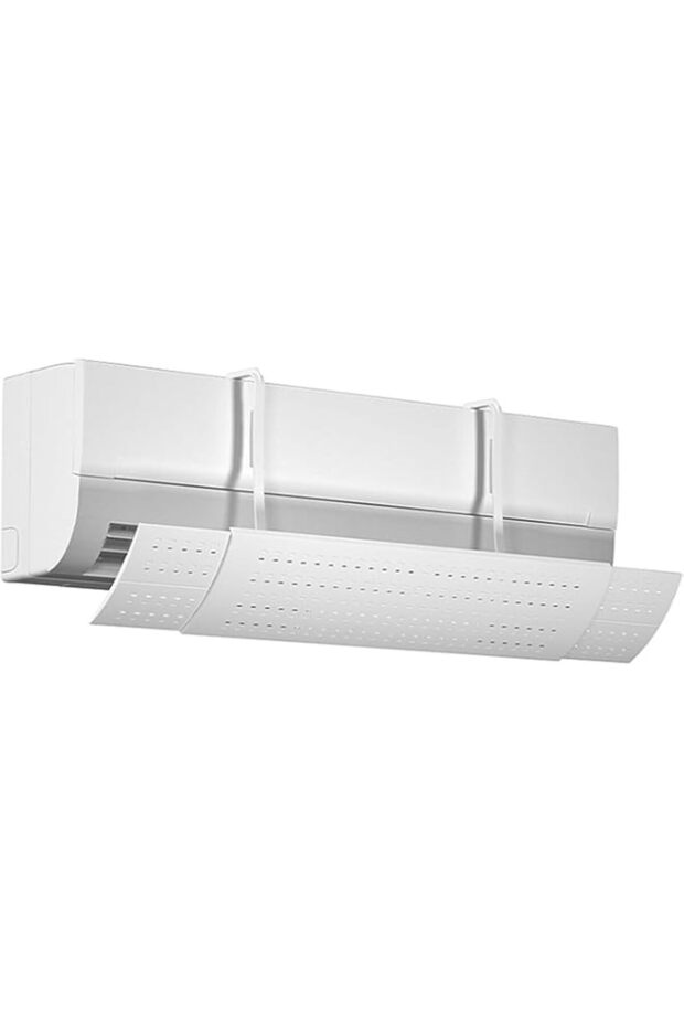 Aputue Air Conditioner Deflector, Adjustable Plastic Wind Guide for Split AC Units, Wall Mounted Ve