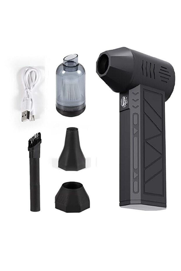 Portable High speed Air Blower, Compact Multi-Purpose, Silent Design, USB Rechargeable, for BBQ, Du