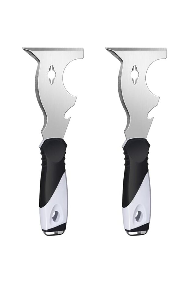 THE WHITE SHOP Putty Knife, Paint Scraper Putty Knife Multi-Use Painters Tool, Taping Knife, Paint