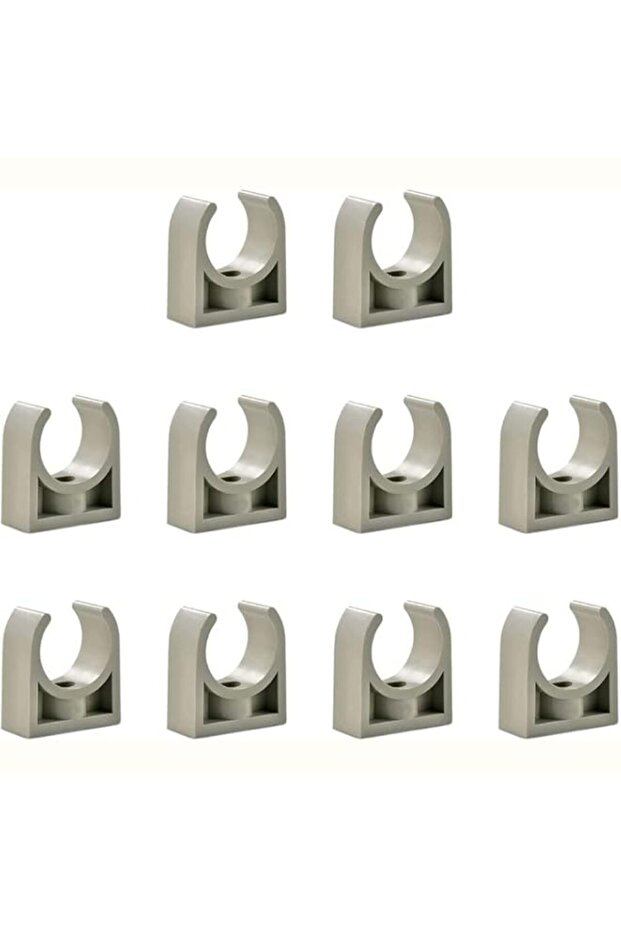 Pipe Clips, 32mm PPR Pipe Clip, PVC Saddle U-Shaped Pipe Clamp Clips Grey Fit for 20mm 25mm 32mm 40