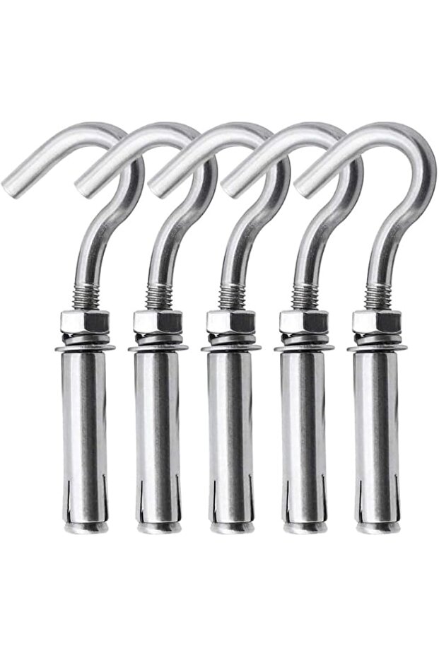 Concrete Wall Hook, Stainless Steel Expansion Hook, Open Cup Hook, Heavy Duty Hooks Expansi