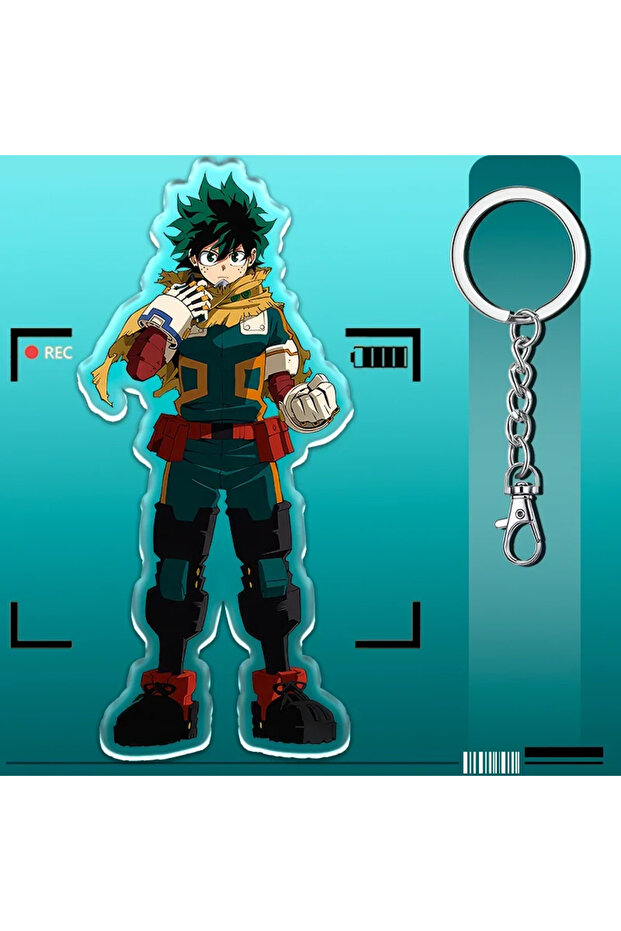 12CM YXXY-YSK-G15 A 12cm My Hero Academia Item Acrylic Keychain Student Backpack Pendant Accessories