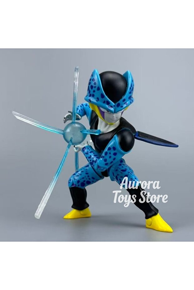 Bandai D-14cm Anime Dragon Ball Z Cell Junior Figure Mini Cell Action Figures Pvc Statue Desktop Orn