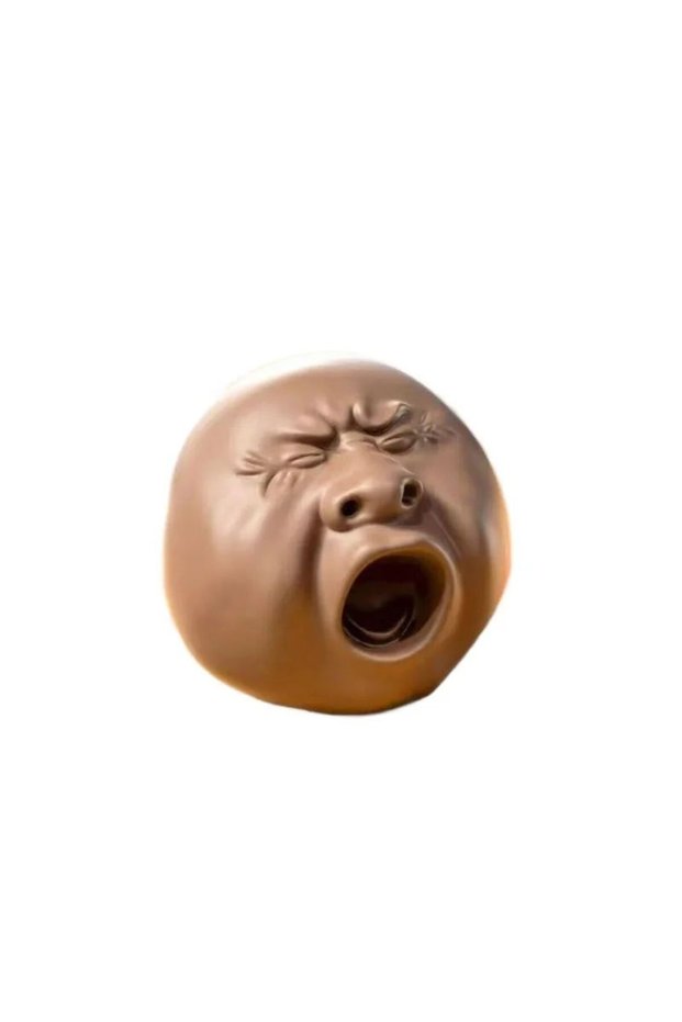 1Pcs Funny Yawning Face Squeeze Nose Water Spray Plastic Pocket Travel Toy Stress Relief Novelty Des