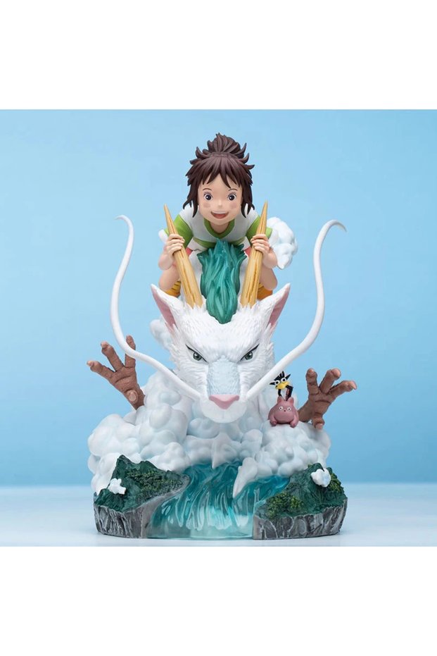 Bandai With box Cartoon Anime Figure Ogino Chihiro And Nigihayami Kohakunushi Action Figures Pvc Act