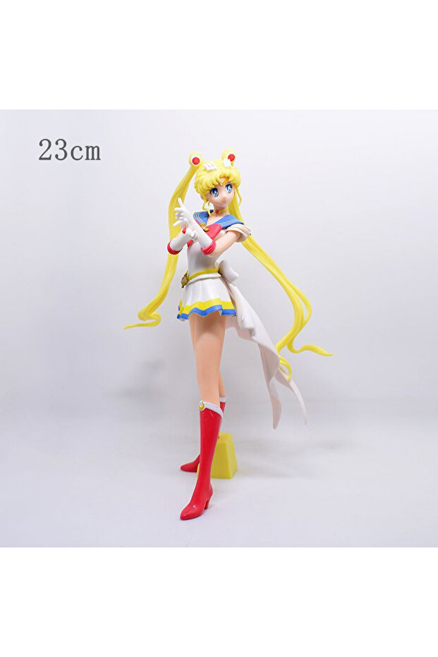2008 Funny Joy Anime Figures Female Warrior Moon Hare Doll Charm Angel Sailor Hare Kawaii PVC Mode
