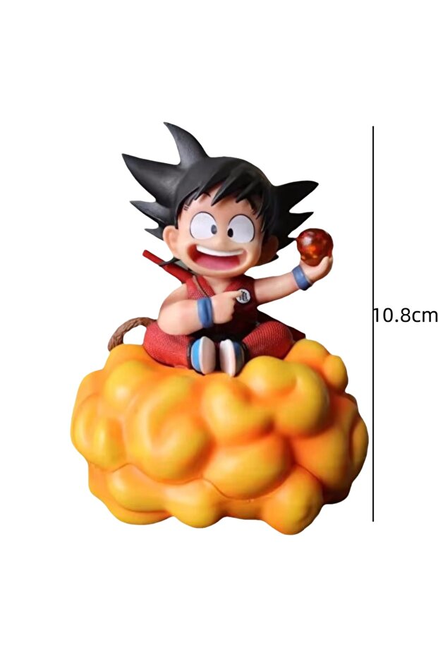 Bandai 1pc Anime Figure Sun Goku Action Figure Young Flight Same Style Tendon Douyun PVC Statue Coll