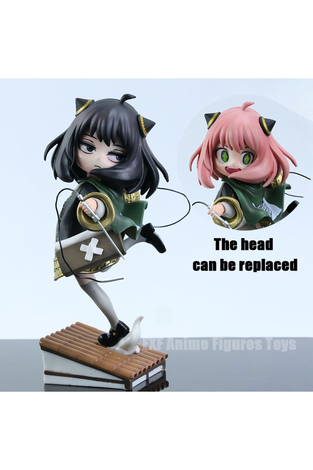 Bandai A 6.89in/17.5cm Anime Attack on Titan Figure Anya Forger Cosplay Levi Ackerman Action Figures