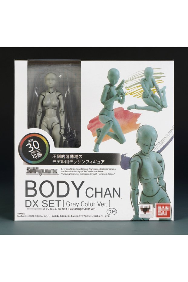 Bandai Girl with box Sketch Draw Male Female Movable Body Kun Body Chan Joint Pain Anime Figure Shf