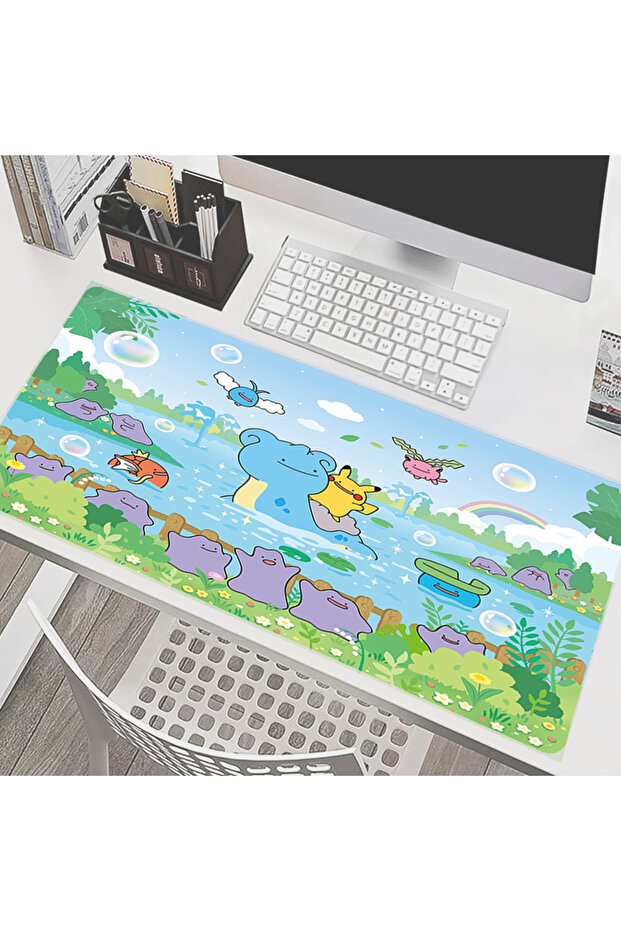 Bandai 600x300x2mm ZC-0000003663 Mouse Pad Pokemon Pikachu Anime XXL Gaming Accessories Mousepad Gam