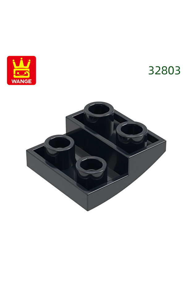 about 150pcs 75.Black Wange 150Pcs/lot 32803 Slope Curved 2x2x2/3 Building Block Moc Color Accessori