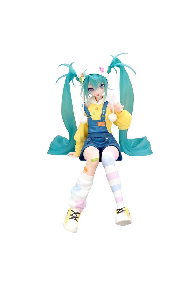 Bandai no box Hatsune Miku Lollipop Series Anime Figure - Kawaii Collectible Model Decorative Childr