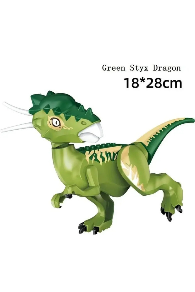 Dinosaur Q Jurassic World Brutal Raptor Building Blocks Dinosaur Model Tyrannosaurus Indominus T-Rex