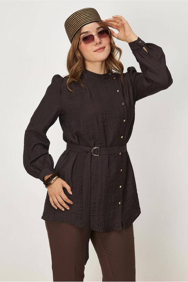 Belted Viscose Tunic 46733