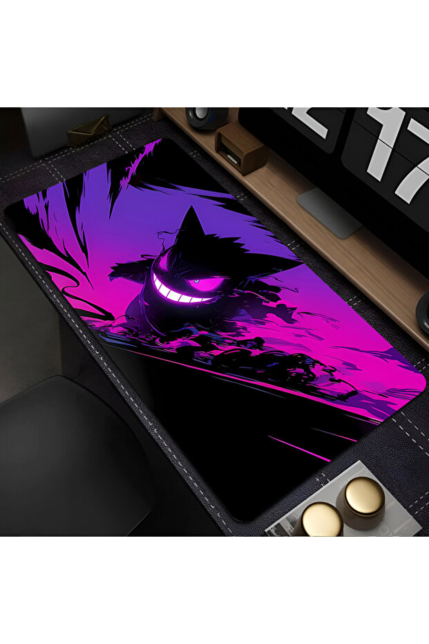 Bandai 1000x500x2mm TK-0000007118 Mouse Pad Pokemon Gengar 90x40cm Computer Speed Type Varpet Mat Fo