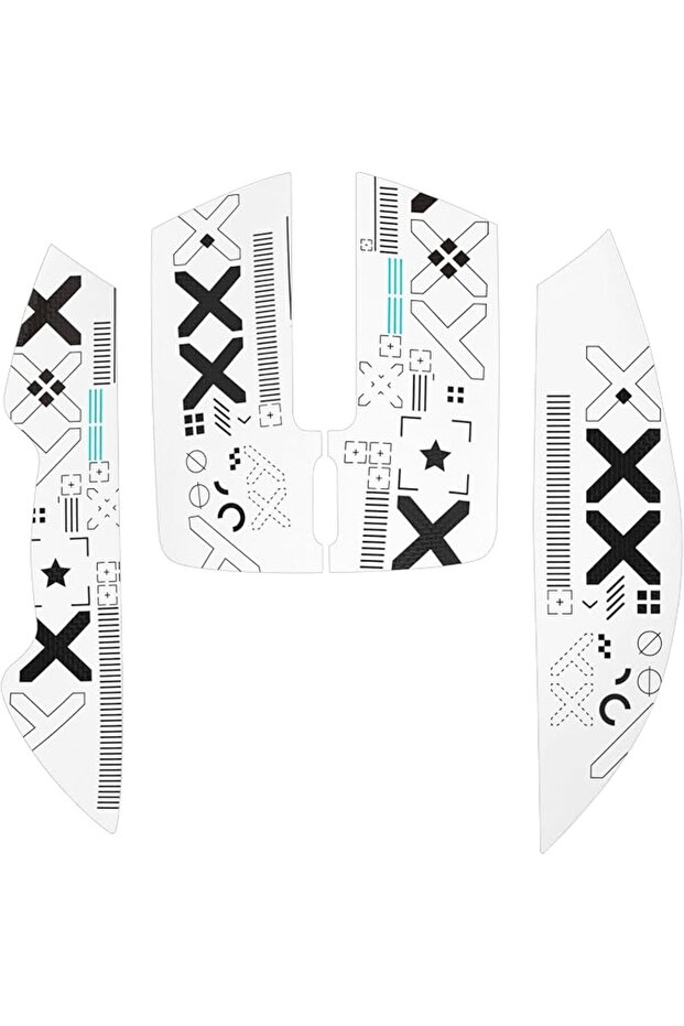 ماوس ألعاب لاسلكي خفيف الوزن ثلاثي الأوضاع X11 مع شريط لاصق مضاد للانزلاق، بتصميم ذاتي اللصق مزود بم