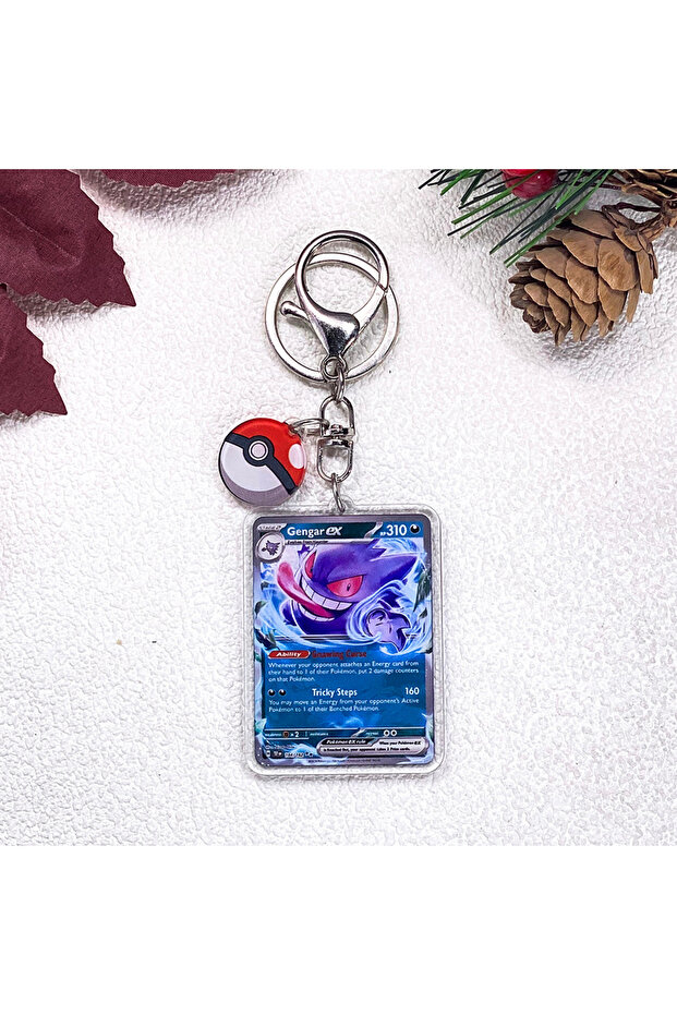 5 cm 13 Pokémon Pikachu Bulbasaur Eevee Squirtle Cute Keychain Accessories Acrylic Charms Pendant Fo