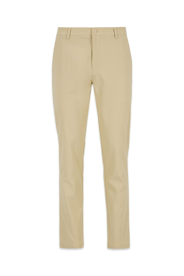 Regular Fit Standard Cut Lycra Canvas / Chino Trousers