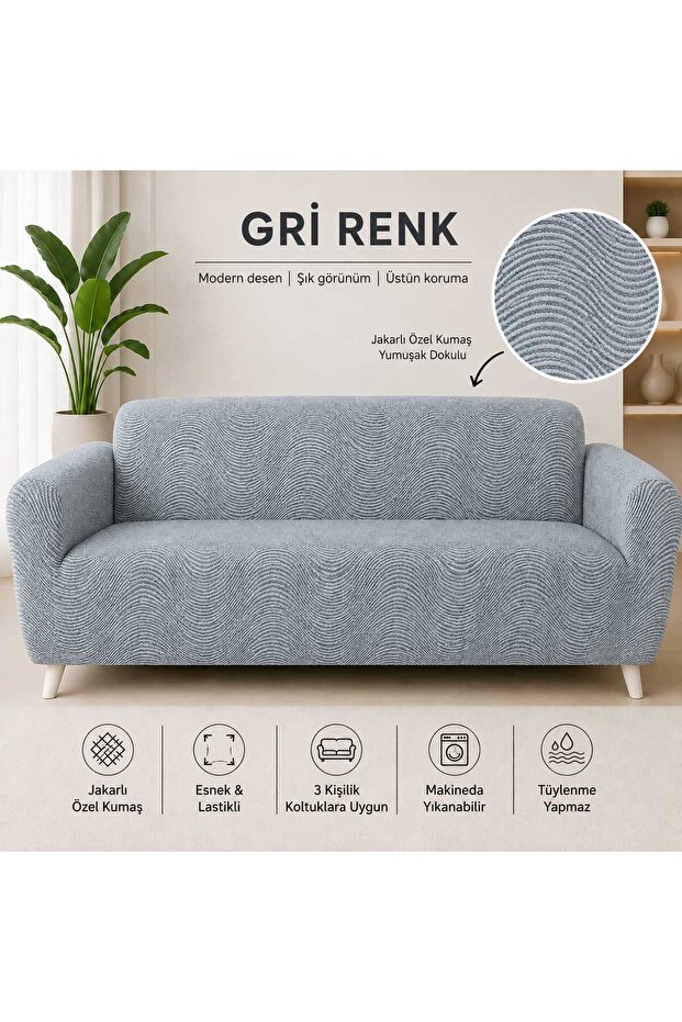 3-Seater Sofa Cover a Quality Single Piece Sofa Cover Washable Non-Slip Sofa Bed Cover Seat Cover Sofa Cover