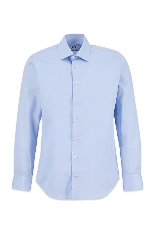 Long Sleeve Slim Fit Non Iron 100% Cotton Classic Shirt