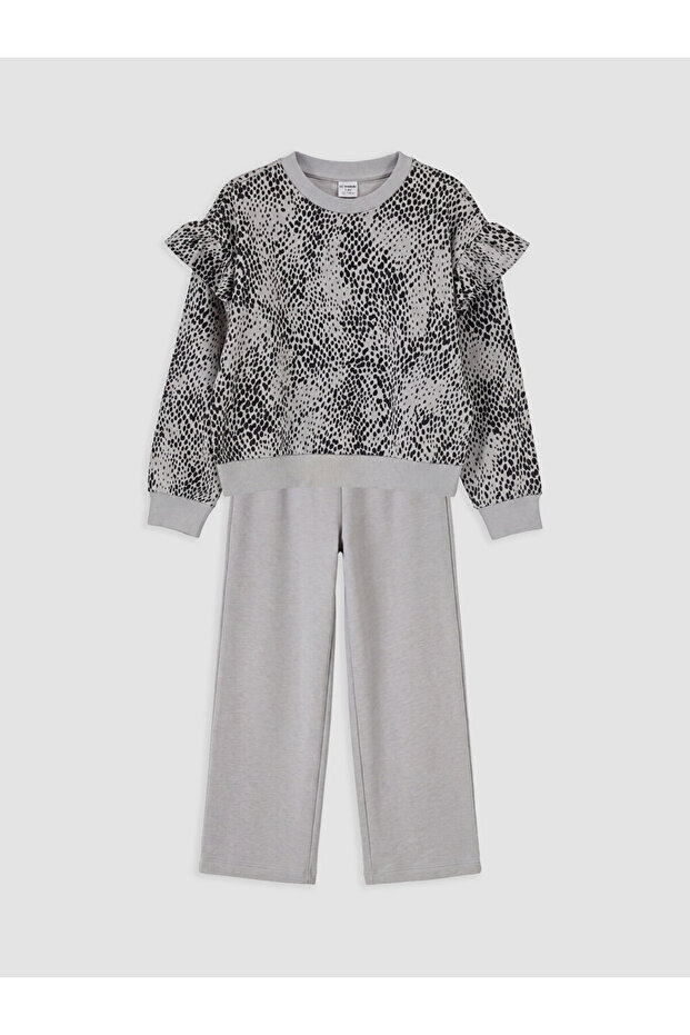 Patterned Girl's Suit