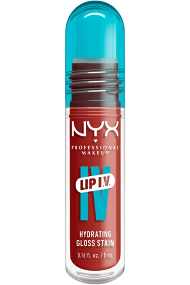 ملمع ومرطب شفاه NYX Professional IV Burst بلون تانج 12 - لمسة من الترطيب واللمعان