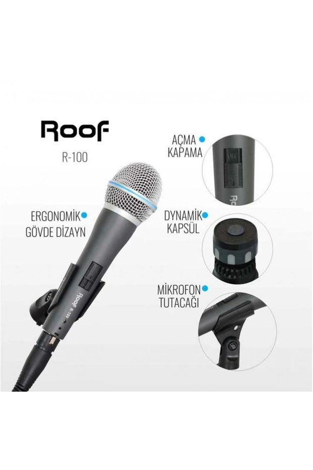 R-100 Dinamik Mikrofon