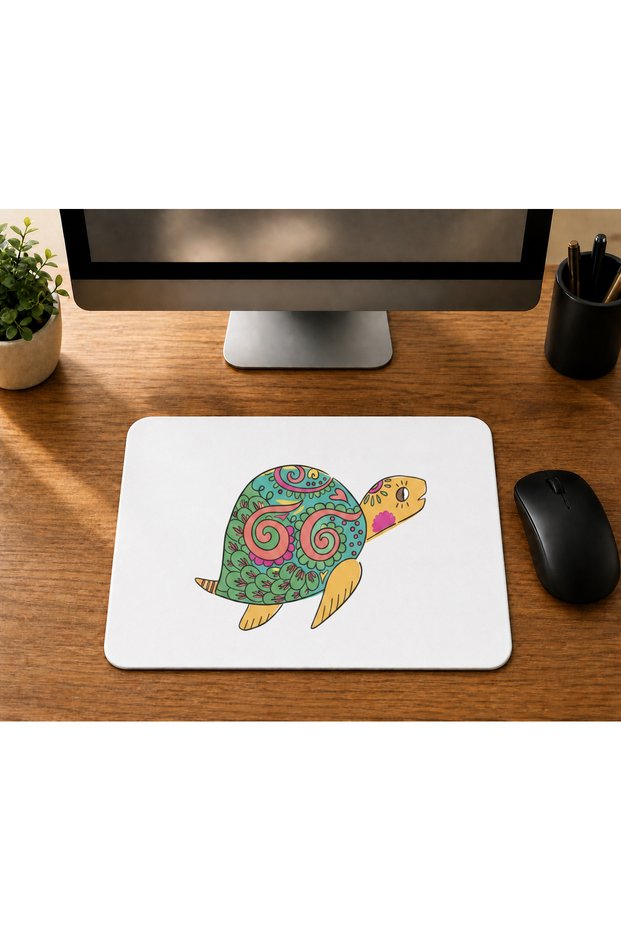 Water Turtle Printed Mousepad Computer Mat