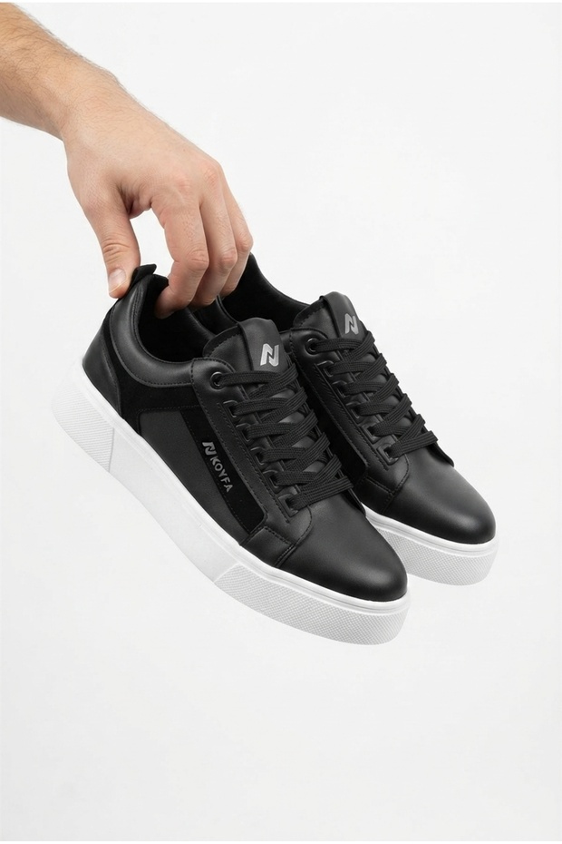 Zrk-X015 Premium Black and White Casual Men's Sneaker