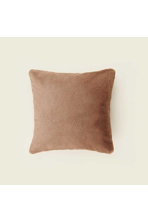 Soft Post Throw Pillow Cover - Brown - 45X45 cm