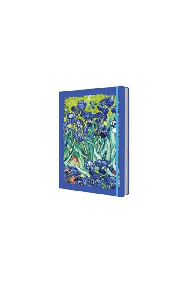 Irises A5 Elastic Notebook