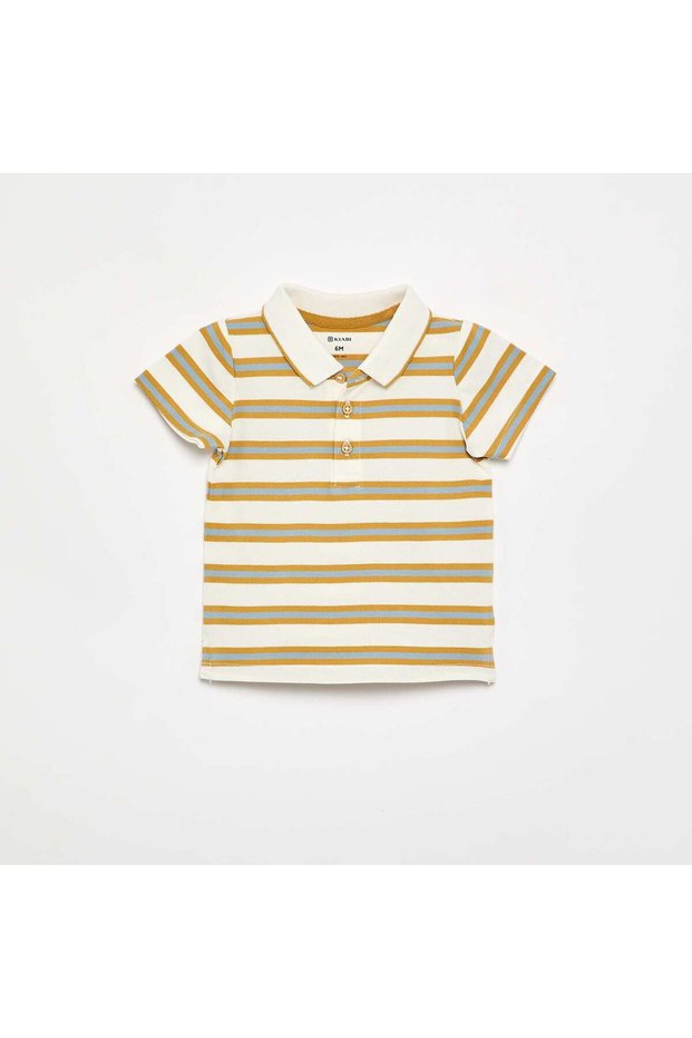 Piqué Cotton Polo White