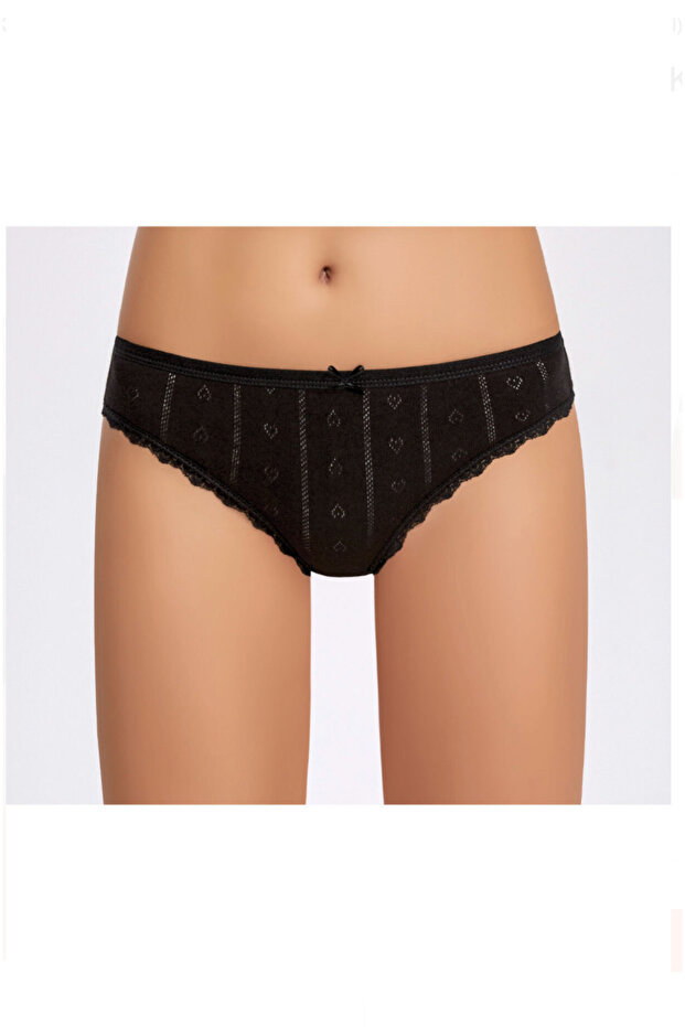 Women'S, Colorful, Ribbed, Lace, Bikini 12-Pack Panties