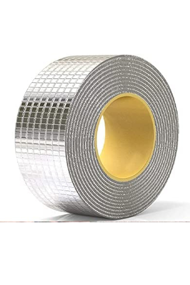 Multi Purpose Strong Adhesive Waterproof Sealing Butyl Rubber Tape for Roof Pipes Ground, Outdoor Leak Repair Aluminum Butyl Tape, Permanent Leak Proof All Weather Patch Super Wterproof Tape