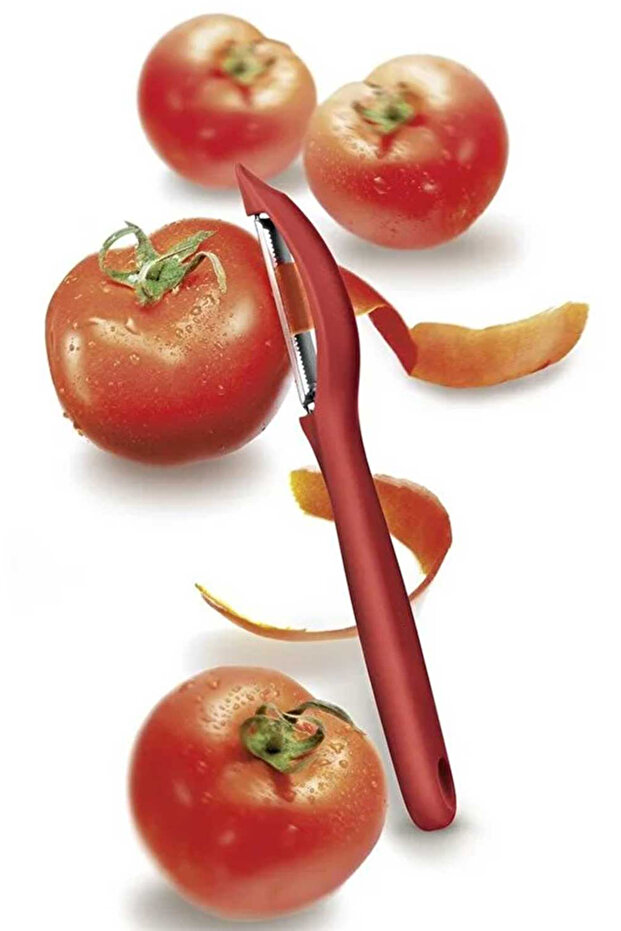 Tomato Peeler, Red