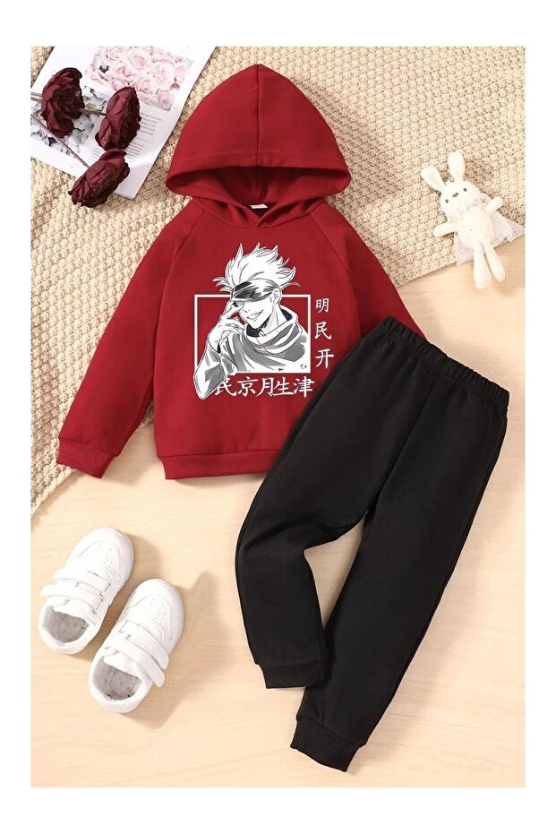 Jujutsu Printed Children's Tracksuit Set