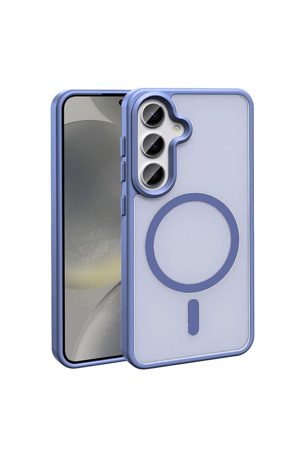 Galaxy S24 Fe Case Magsafe Supported Camera Raised Silicone Matte Anti-Fingerprint Marçev