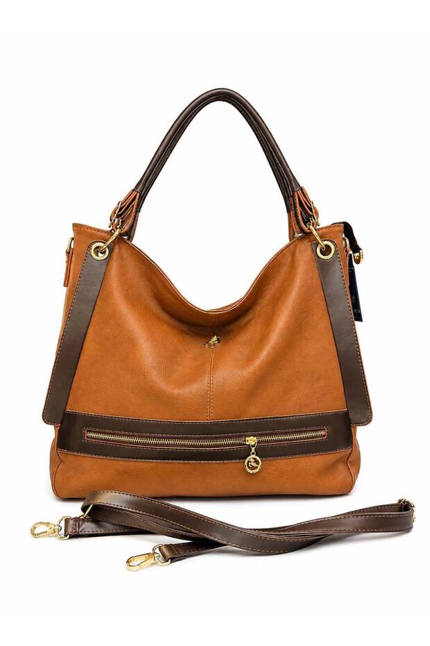 Soft Leather Casual Large Size Long Strap Shoulder Bag