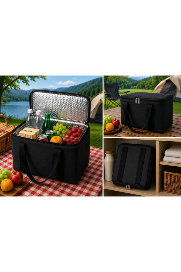 40 Liter Thermal Cooler Bag – Foldable Cold & Hot Preservation Bag