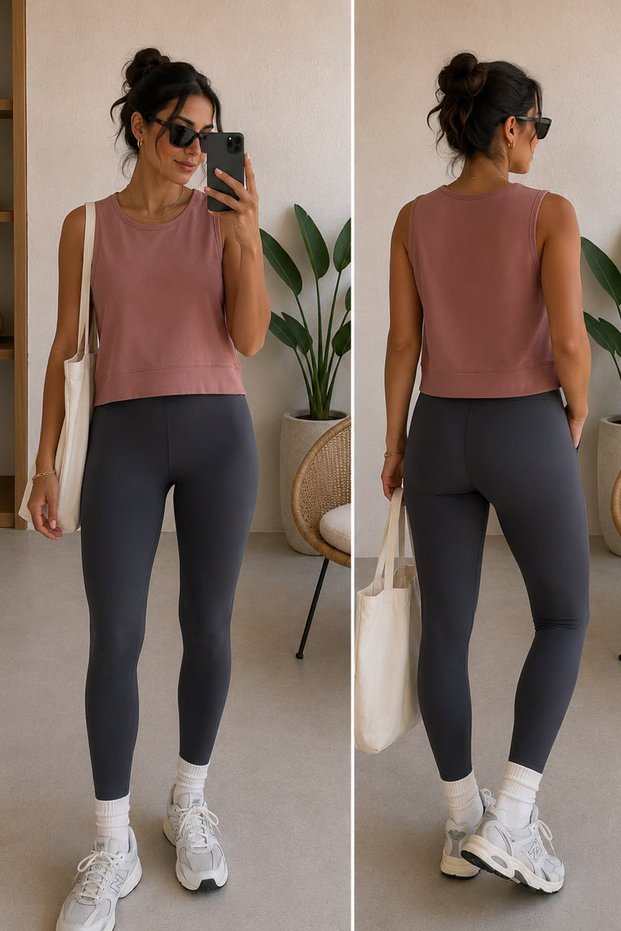 Crew Neck Sleeveless Sports Tank Top